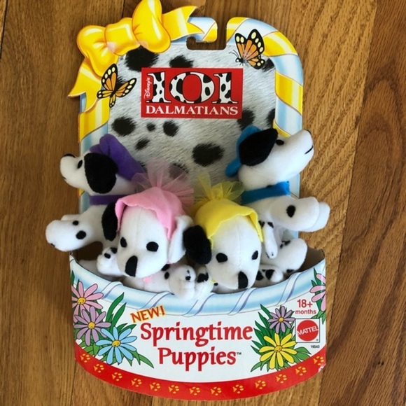 New Mattel 101 Dalmatians Springtime Puppies - Picture 3 of 8